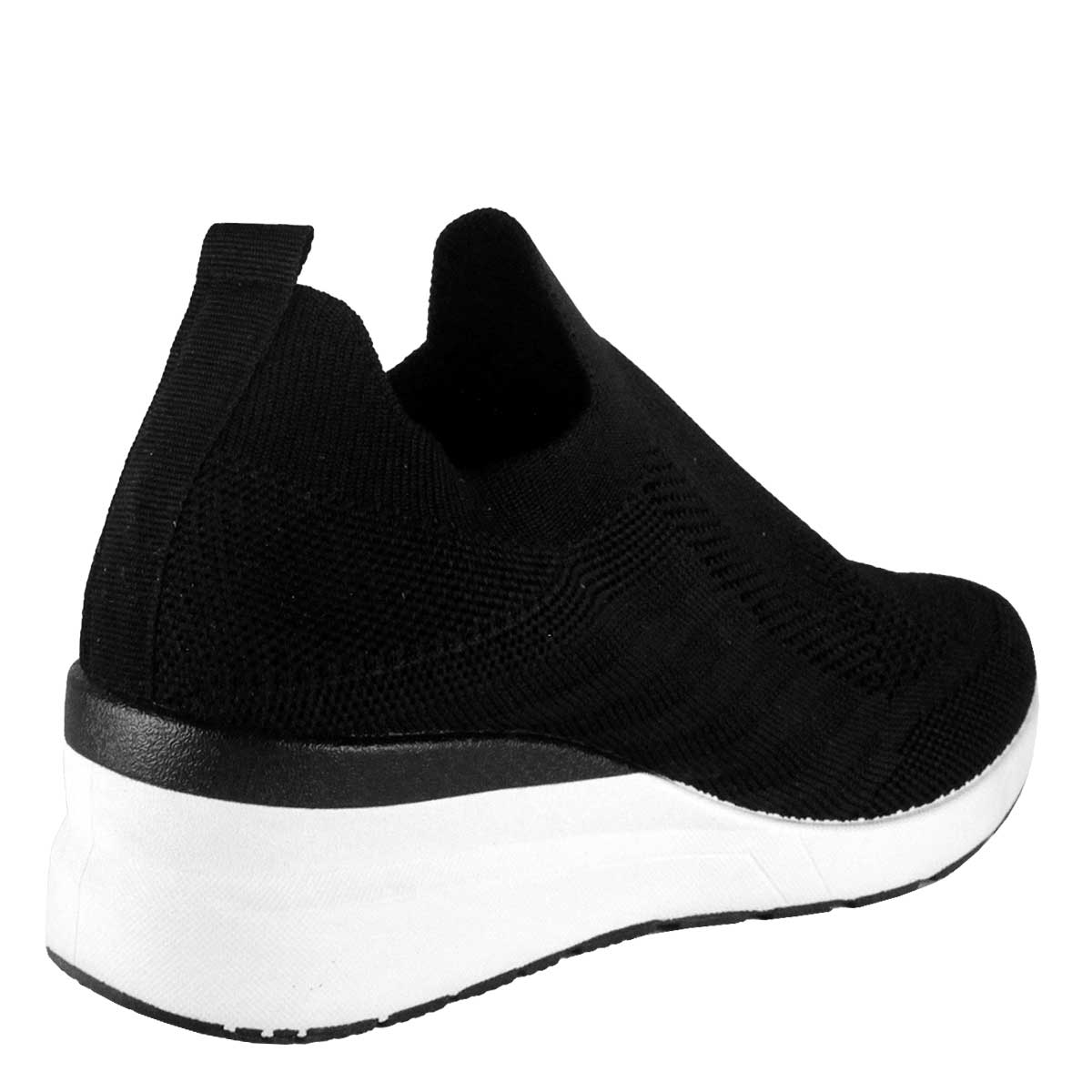 ZAPATILLAS MUJER TAKONES CASUALES NEGRO SAONA - 4