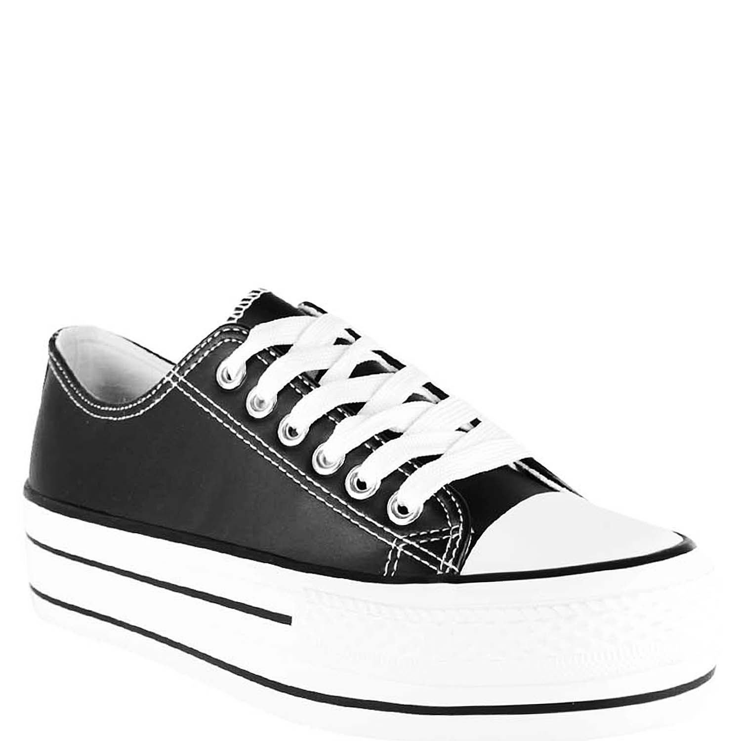ZAPATILLAS MUJER TAKONES CASUALES NEGRO ATENAS - 2