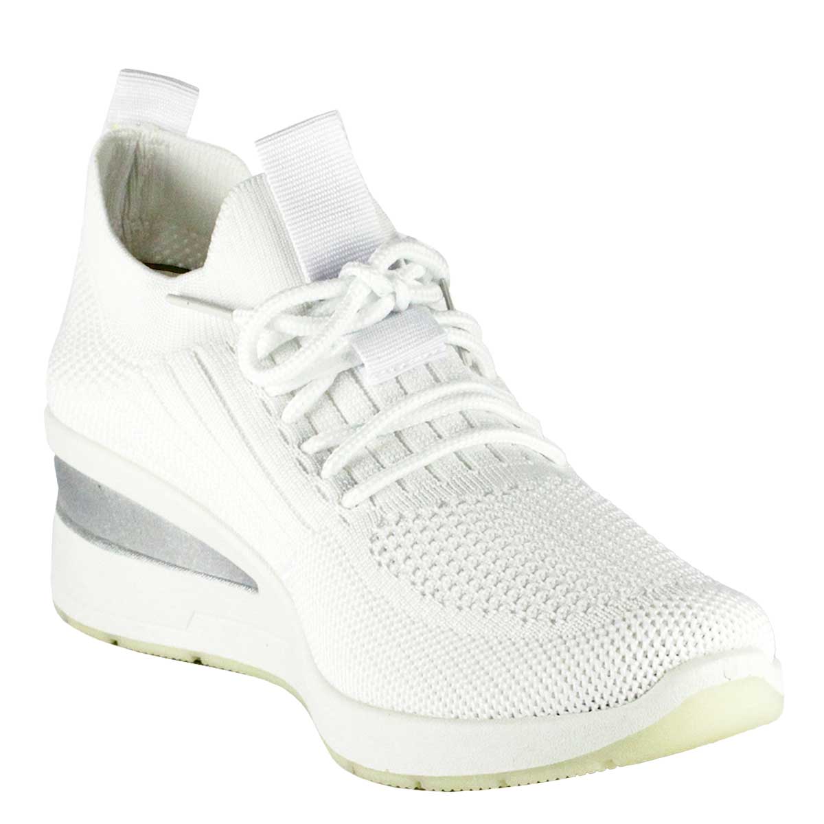 ZAPATILLAS MUJER TAKONES CASUALES BLANCO CARIBE - 2