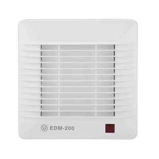 EXTRACTOR DE AIRE PARA BAÑO CON PERSIANA FRONTAL EDM-200 C - 1
