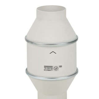 EXTRACTOR DE AIRE EN LÍNEA PARA DUCTO TD-250/100 ECOWATT S&P - 1