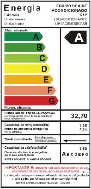 AIRE ACONDICIONADO 12000 BTU INVERTER S&P FRIO CALOR WIFI - 5