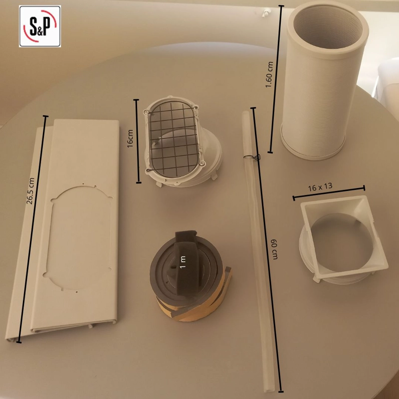 AIRE ACONDICIONADO PORTATIL 12000 BTU S&P FRIO CALOR WIFI - 8