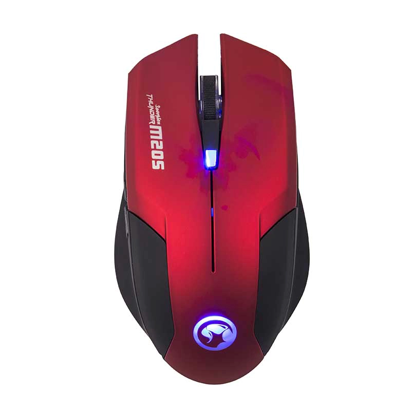 MOUSE GAMER SCORPION M205 ROJO 2400DPI - 2