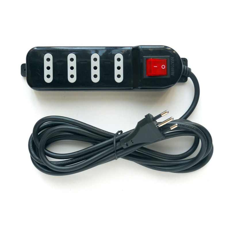 ALARGADOR ELECTRICO 3 MTS 4 POS NEGRO SWITCH - 2