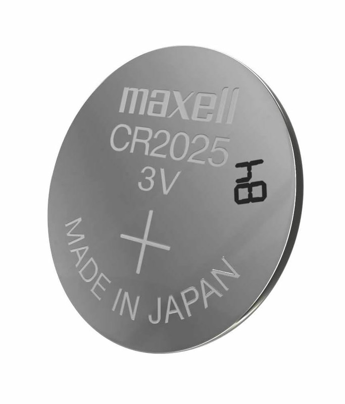 PACK 5 PILAS CR 2025 MAXELL LITHIUM - 2