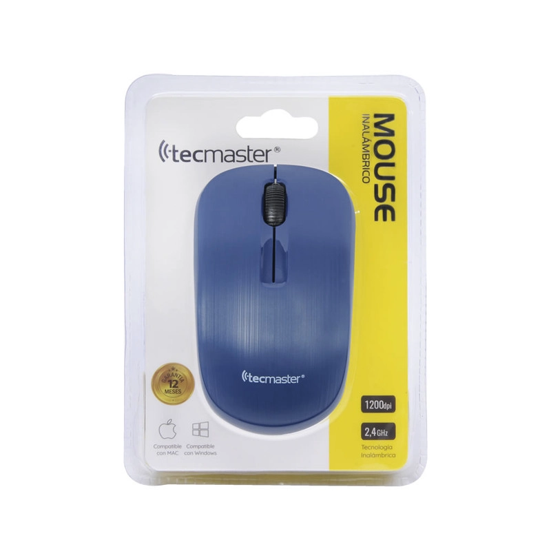 MOUSE INALAMBRICO TECMASTER AZUL - 3