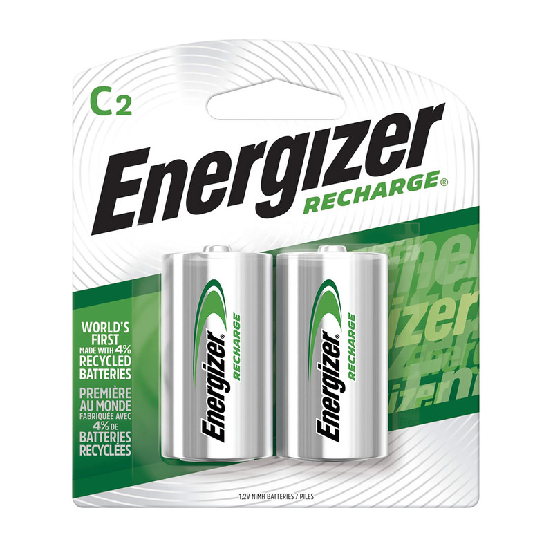PACK 2 PILAS RECARGABLES C ENERGIZER 2500MHA - 1