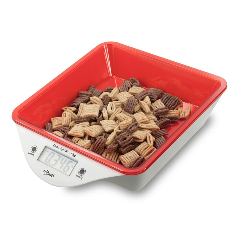 PESA BALANZA COCINA CON FUENTE MLAB 5KG - 1