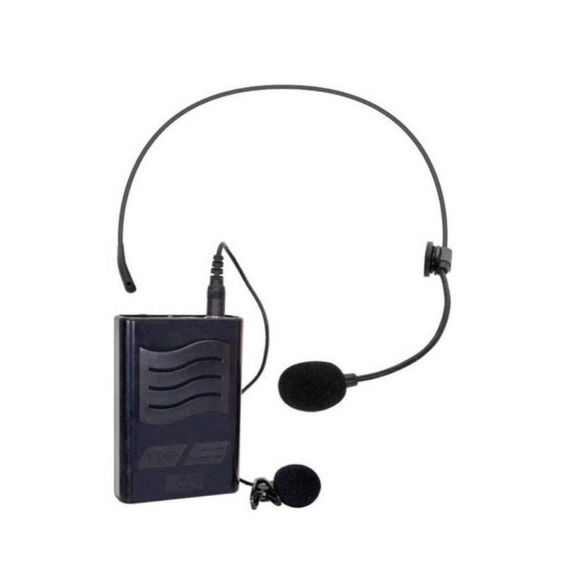 MICRÓFONO PHILCO INALÁMBRICO 2 EN 1 VHF CINTILLO SOLAPA - 3