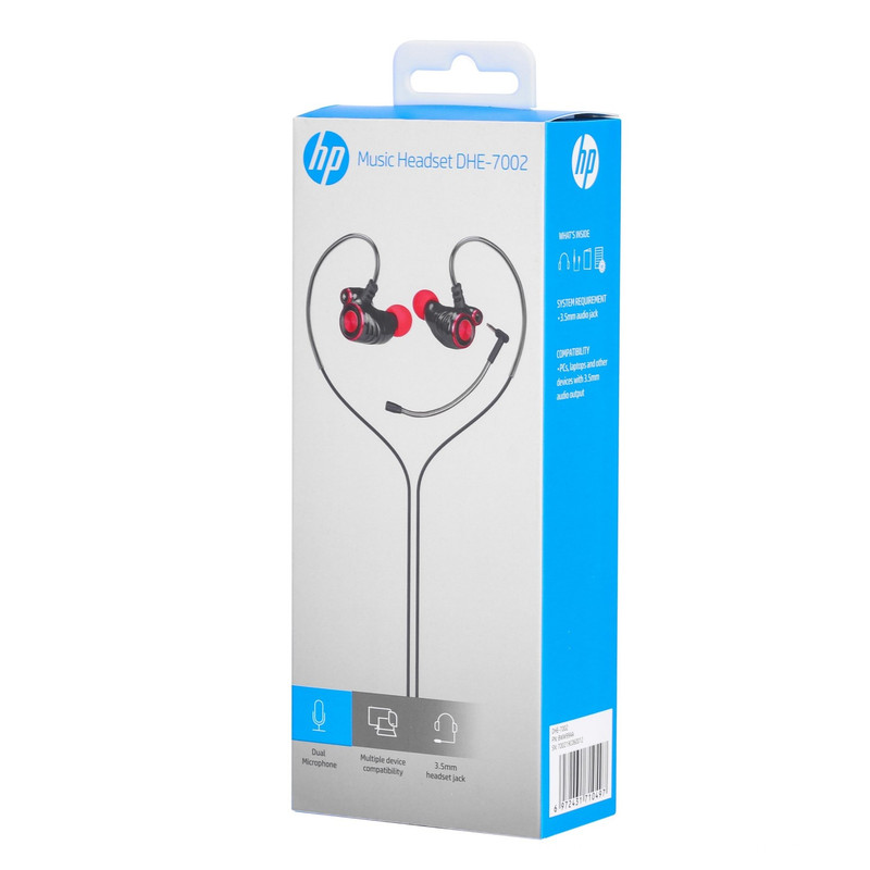 AUDÍFONOS GAMER HP IN EAR HEADSET DHE7002 MIC - 3