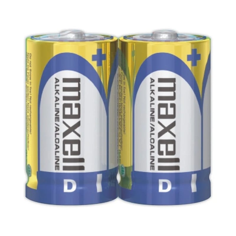 PACK 2 PILAS ALCALINAS TIPO D MAXELL - 2