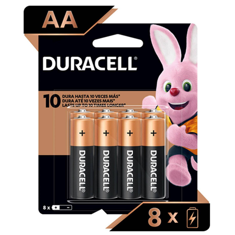 PACK 8 PILAS DURACELL AA ALCALINA - 1