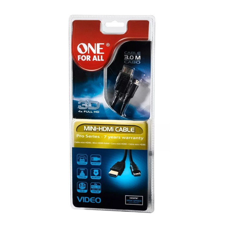 CABLE HDMI A MINI HDMI 3MT ONE FOR ALL - 2