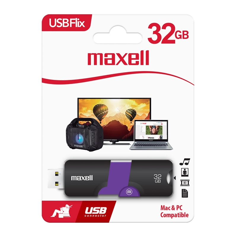 PENDRIVE 32GB MAXELL USBFLIX 2.0 - 1