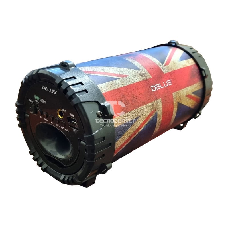 PARLANTE BLUETOOTH DBLUE BAZOOKA PORTABLE BT BANDERA 20W - 1