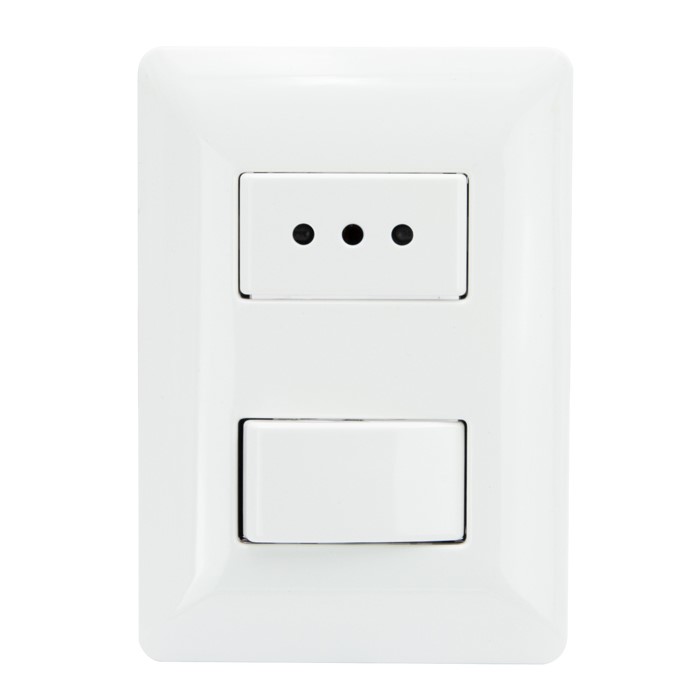 ENCHUFE INTERRUPTOR COMBINADO PHILCO 250V 10A - 1