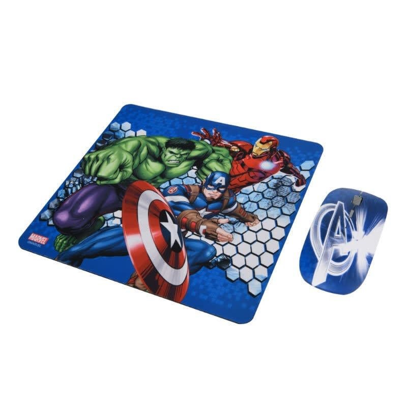 KIT MOUSE INALAMBRICO Y MOUSE PAD AVENGERS 1 - 1