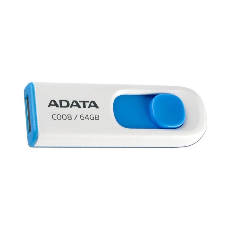 PENDRIVE ADATA 64 GB 64GB C008 USB BLANCO/AZUL CLASSIC - 1