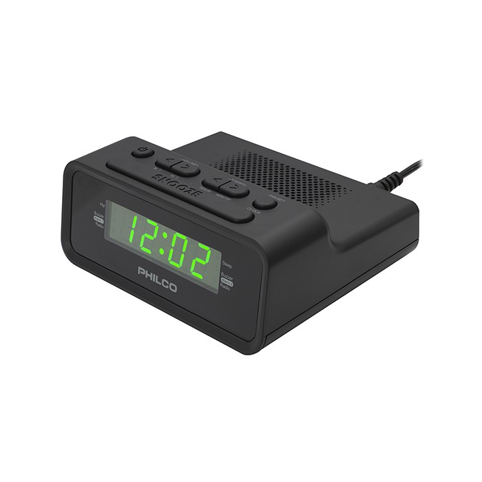 RADIO RELOJ DESPERTADOR DIGITAL PHILCO 1006GR - 3