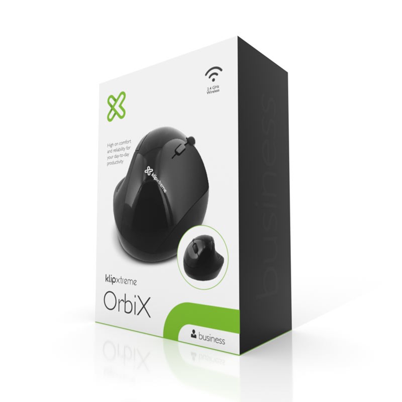 MOUSE INALÁMBRICO KLIP XTREME ORBIX KMW-500BK - 2