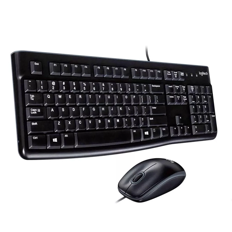KIT TECLADO Y MOUSE LOGITECH MK120 ESPAÑOL NEGRO - 3