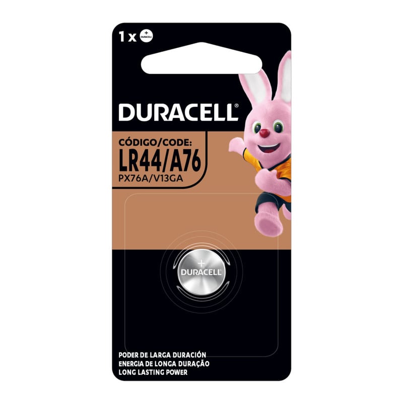 DURACELL PILA TIPO BOTÓN LR44 A76 AG13 - 1