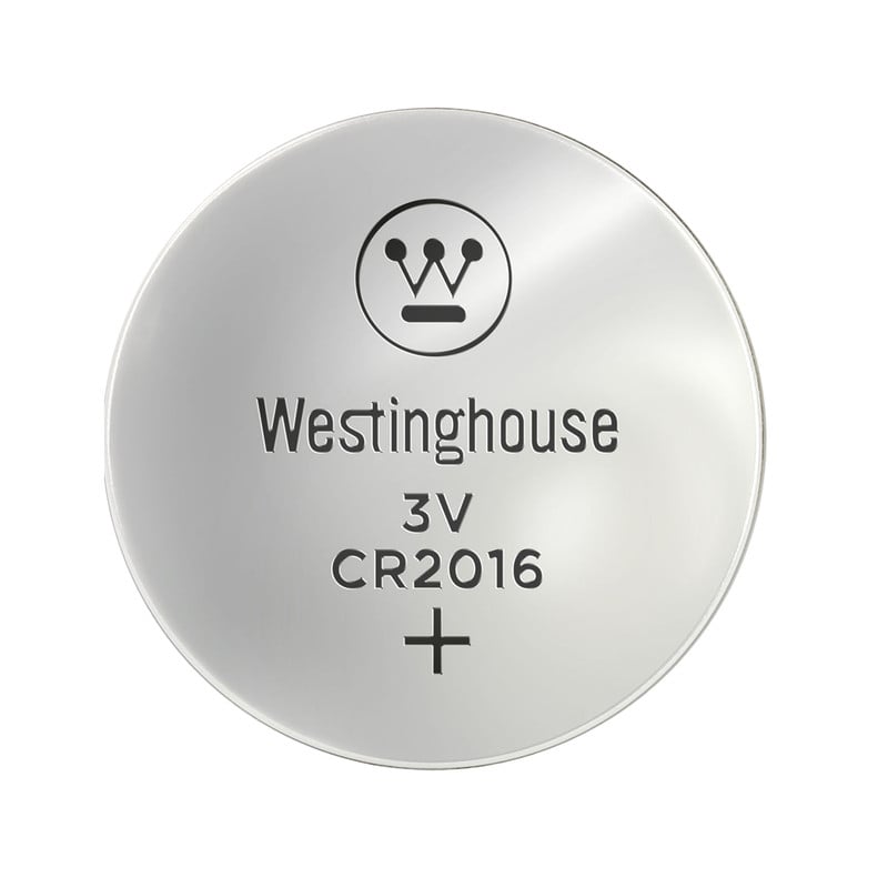 PACK 5 PILAS CR2016 TIPO BOTÓN WESTINGHOUSE - 2