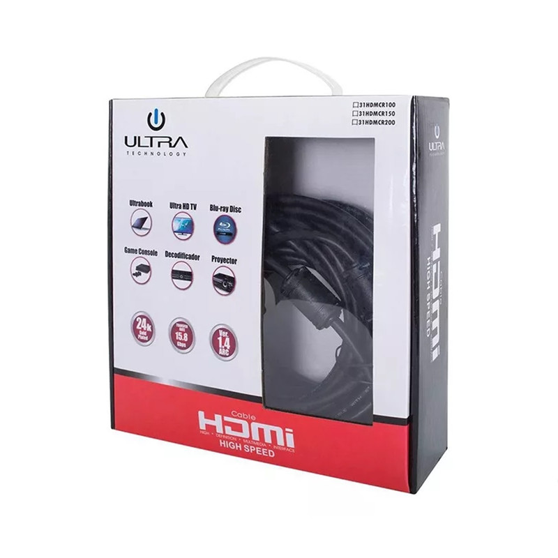 CABLE HDMI 20MTS V1.4 ULTRA CR200 - 2