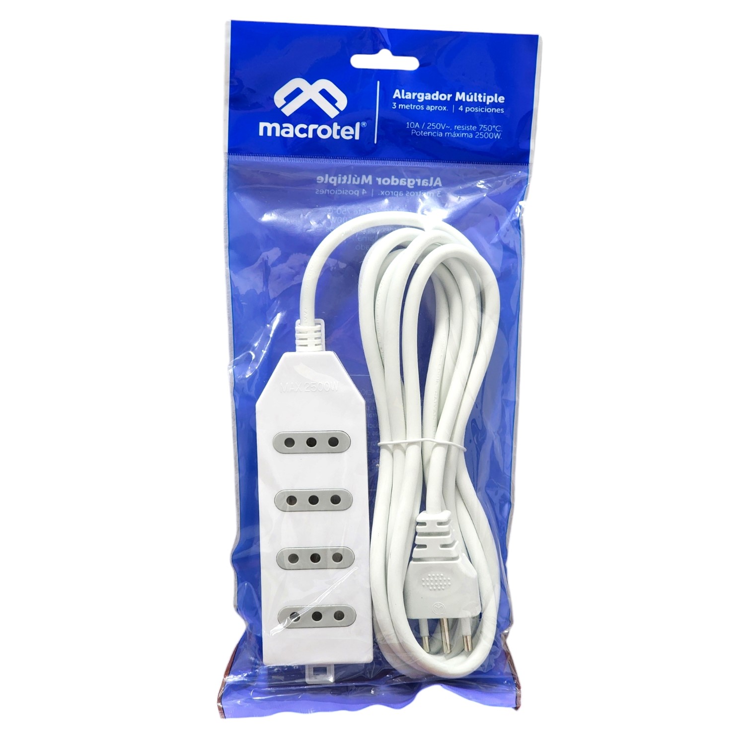 ALARGADOR ELÉCTRICO 4POS 3MT ME204W MACROTEL - 3