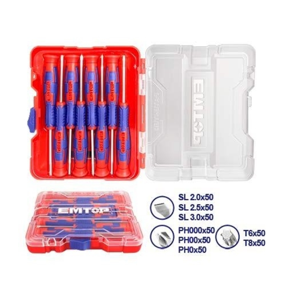 SET DE 31 PIEZAS DE LLAVES CON MANGO EN T EMTOP EBST03102 - 4