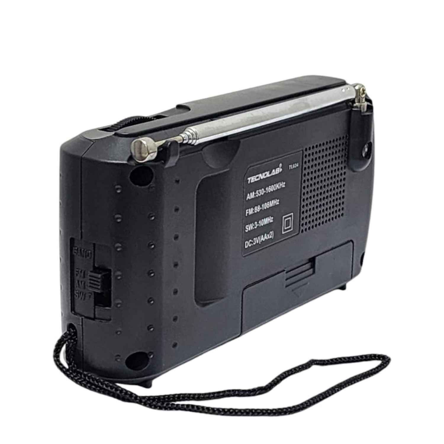 RADIO TECNOLAB TL634 PORTÁTIL BOLSILLO AM/FM/SW - 3