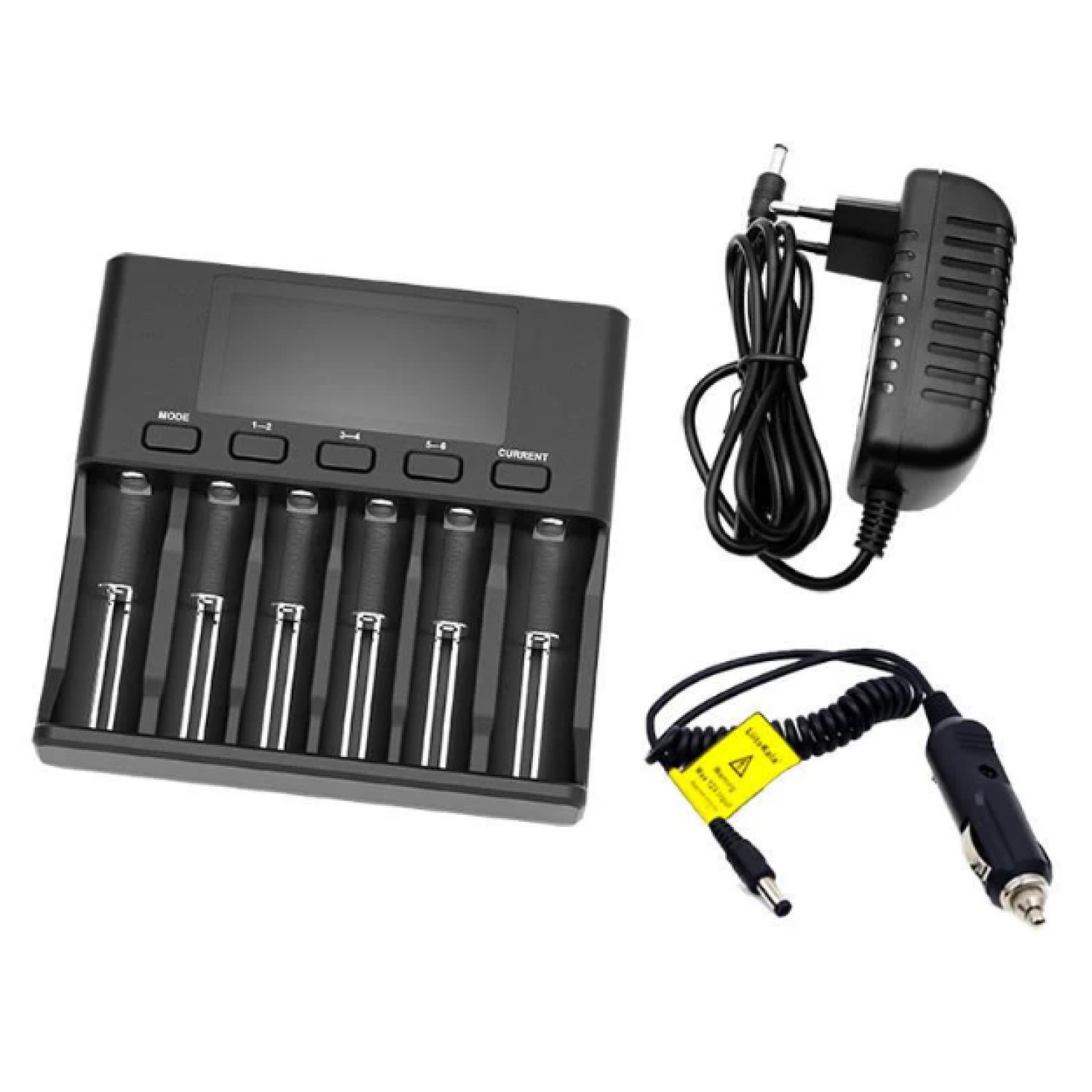 CARGADOR PILAS AUDIO PRO TL110 UNIVERSAL CARGA RÁPIDA 6 PILAS NEGRO - 5