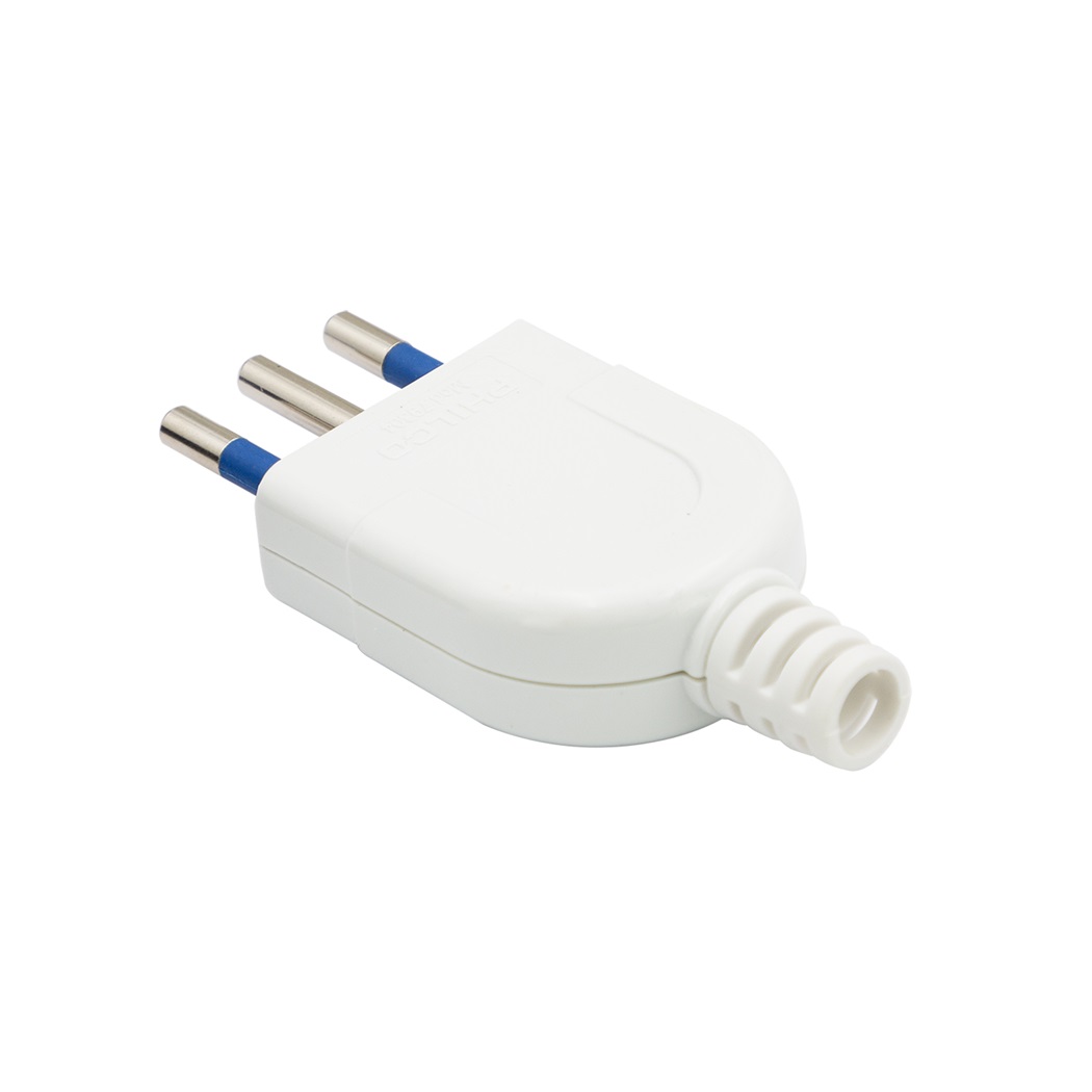 ENCHUFE PHILCO 79304 BLANCO MACHO VERTICAL 2P+T 2500W - 4