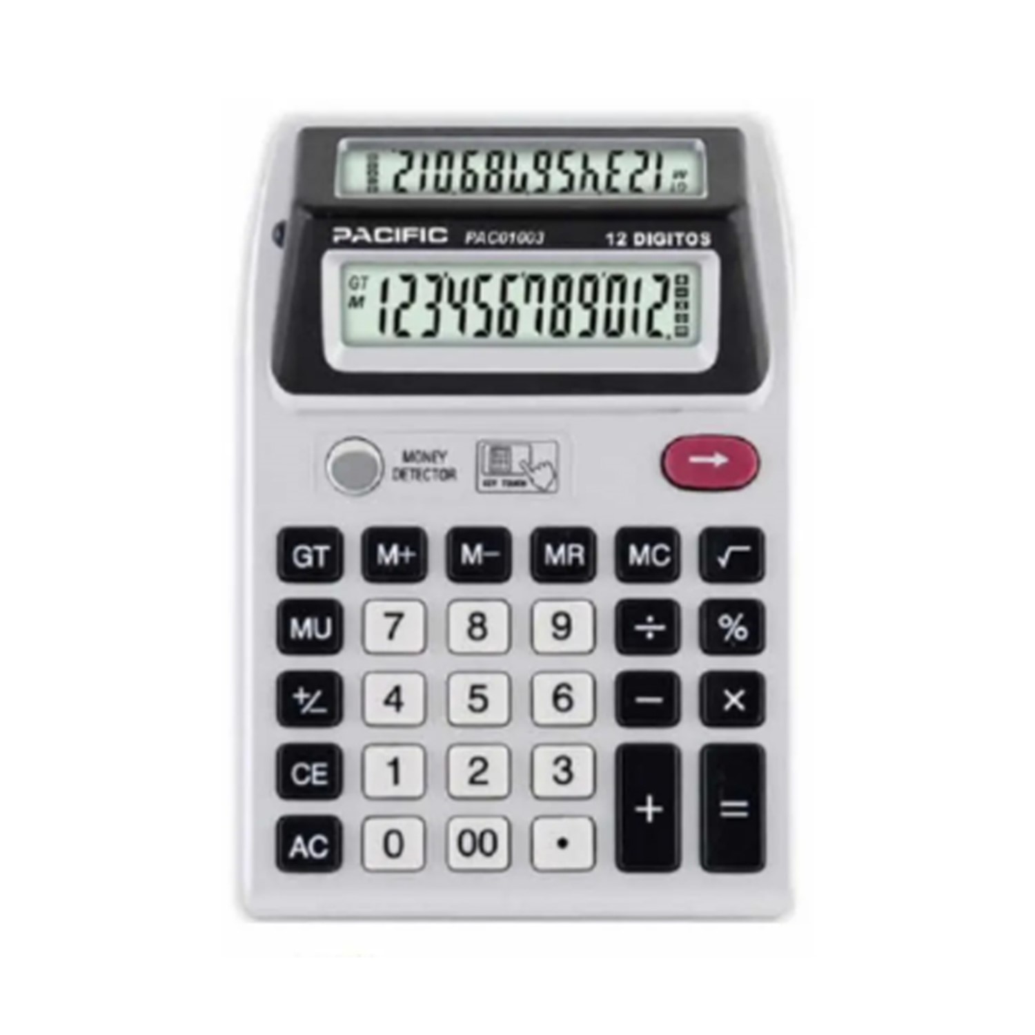 CALCULADORA PACIFIC PAC01003 DOBLE PANTALLA DETECTOR BILLETES - 3