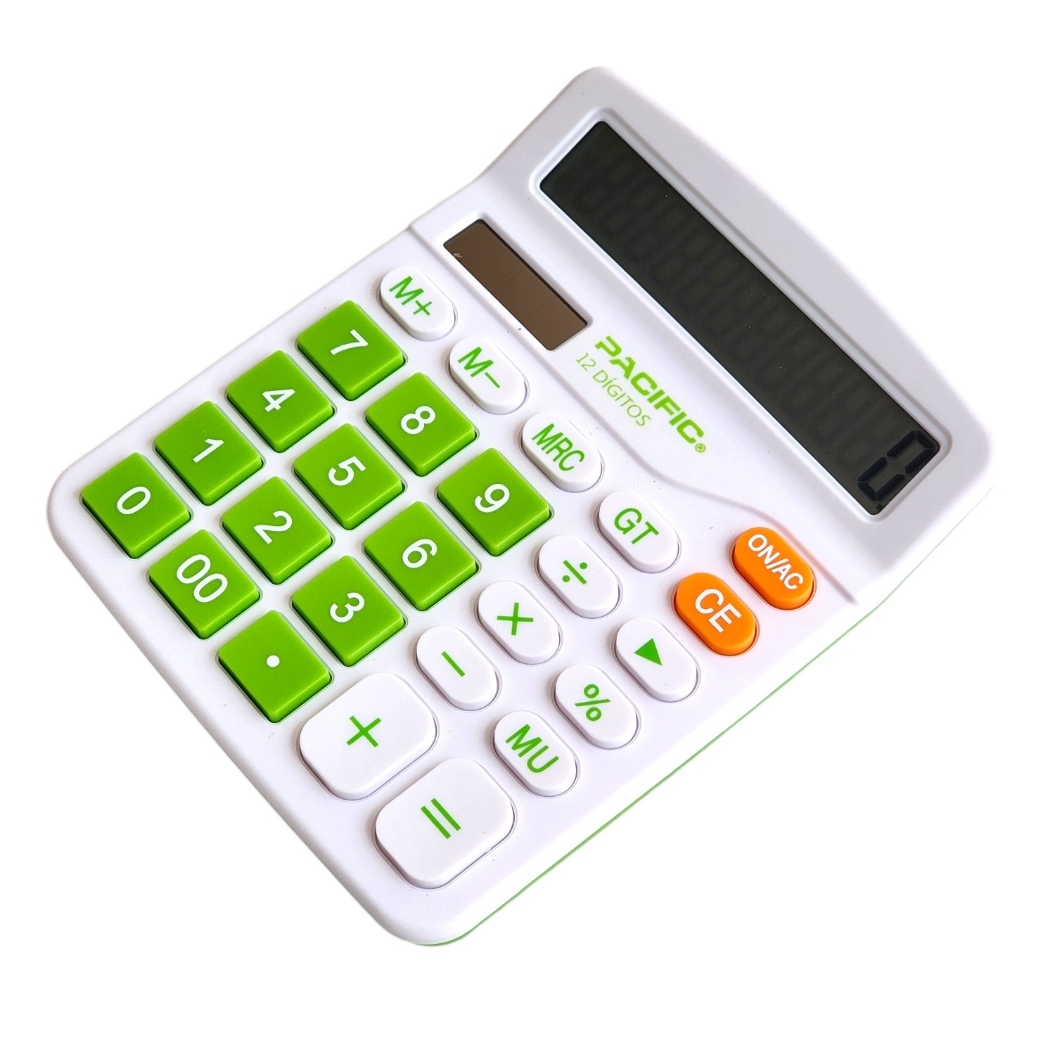 CALCULADORA PACIFIC PAC01122G VERDE ELECTRÓNICA 12 DIG - 1