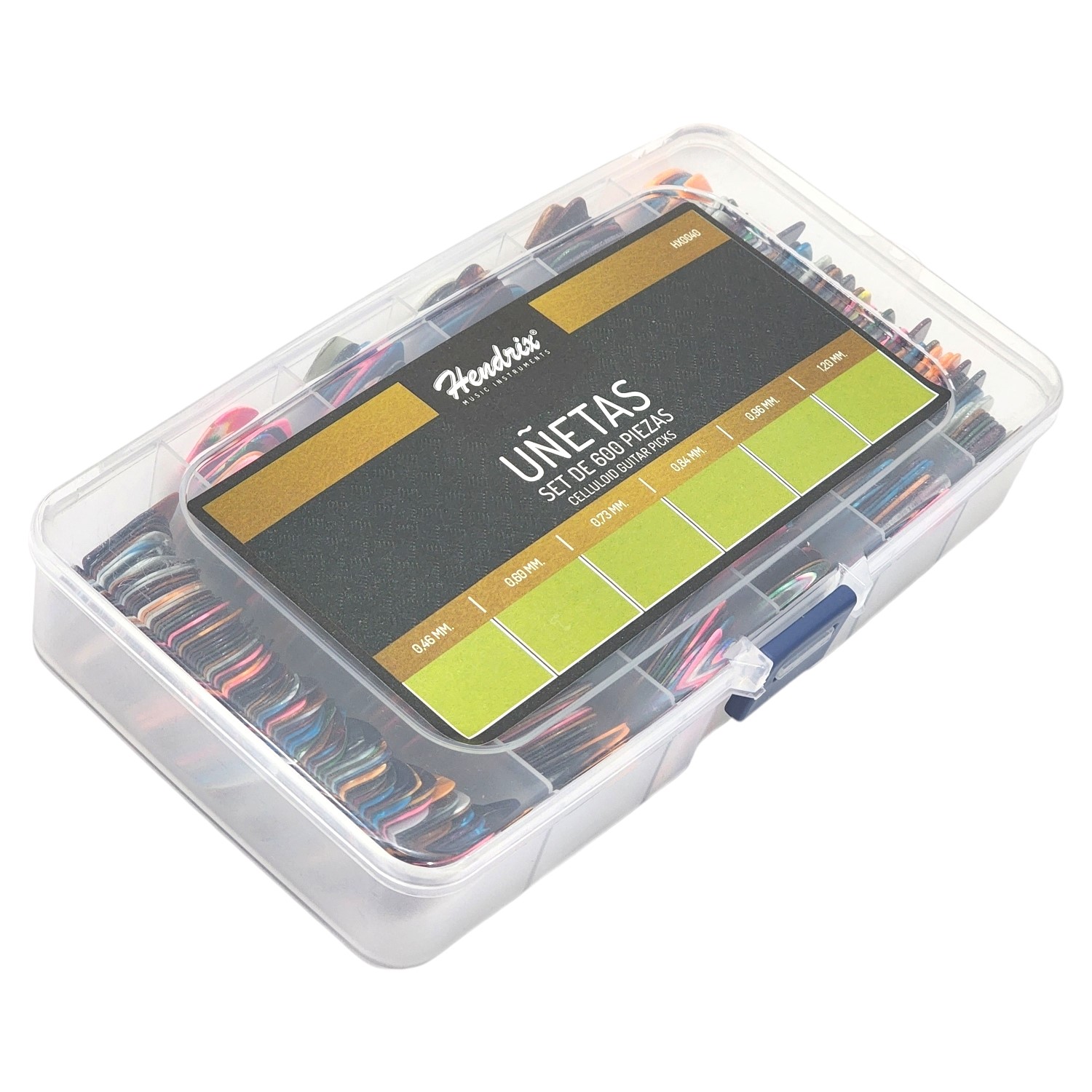 SET DE 600 UÑETAS PARA GUITARRAS HX0040 HENDRIX - 1