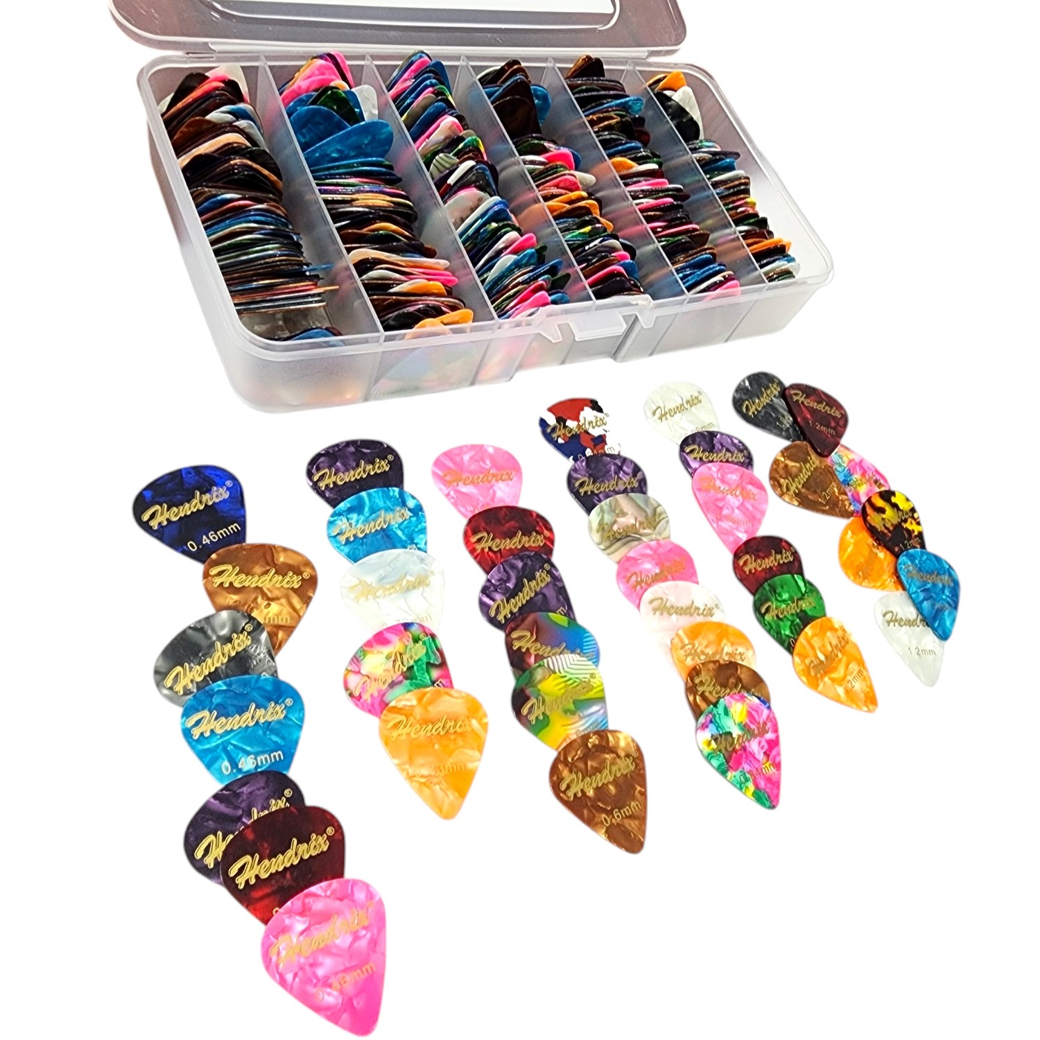 SET DE 600 UÑETAS PARA GUITARRAS HX0040 HENDRIX - 4