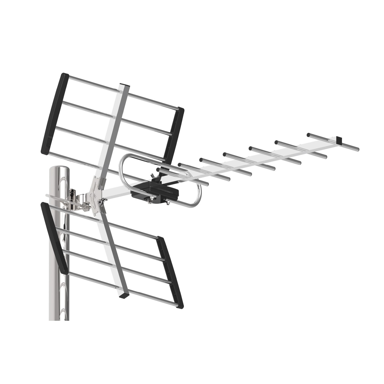 ANTENA DIGITAL TECNOLAB PARA TV EXTERIOR 10-13 DB HDTV & 4K - 1
