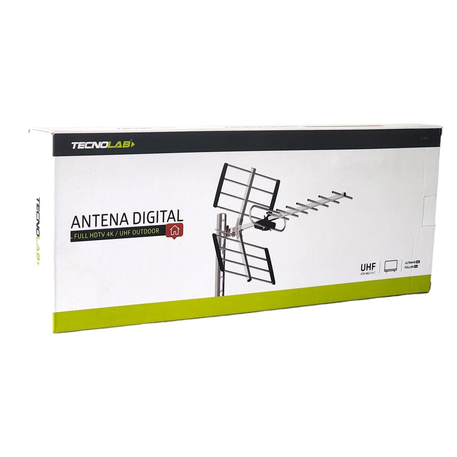 ANTENA DIGITAL TECNOLAB PARA TV EXTERIOR 10-13 DB HDTV & 4K - 4