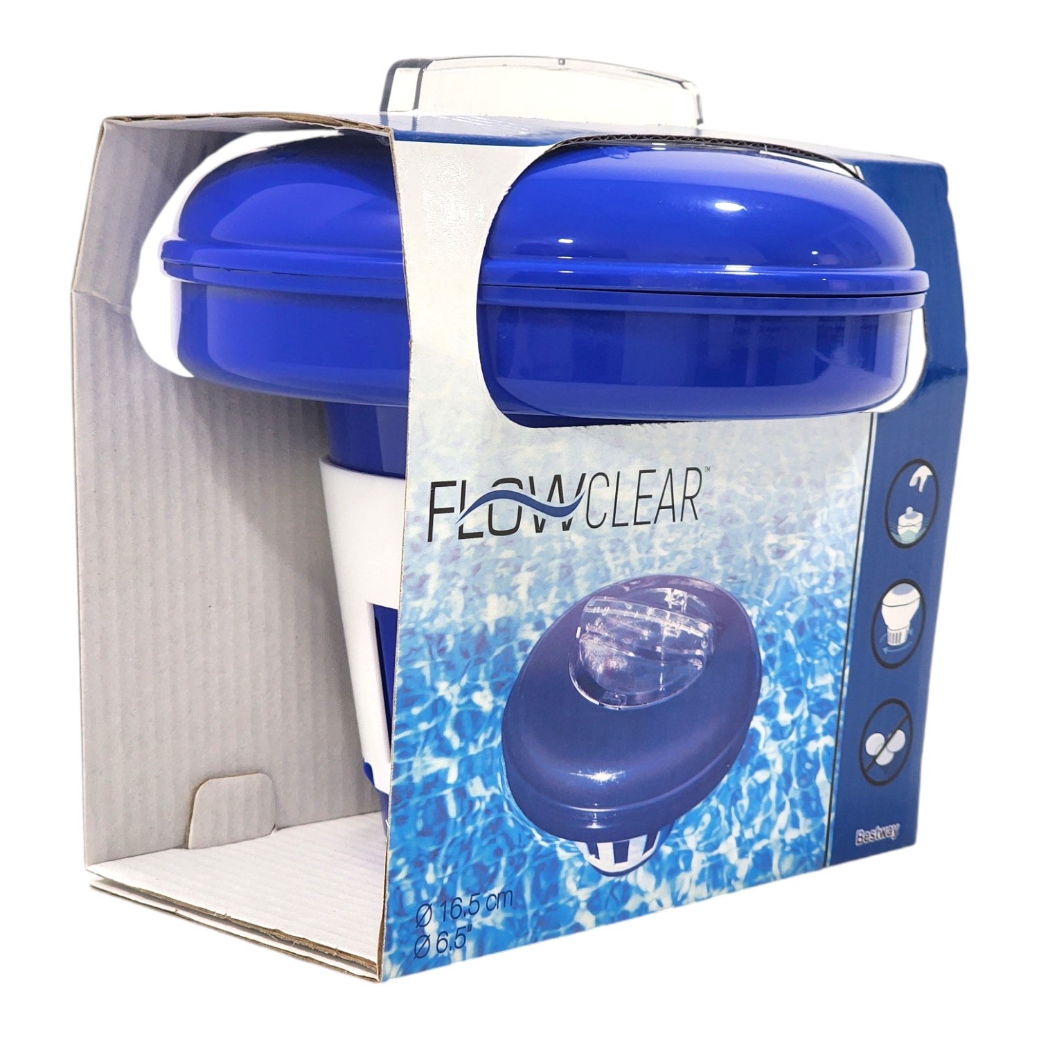 PORTA CLORO FLOTANTE FLOWCLEAR 16.5CM 58071 BESTWAY - 4