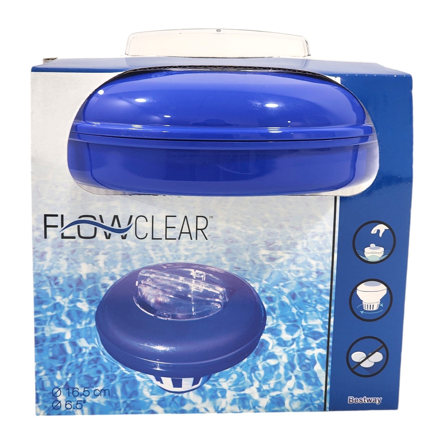 PORTA CLORO FLOTANTE FLOWCLEAR 16.5CM 58071 BESTWAY - 5