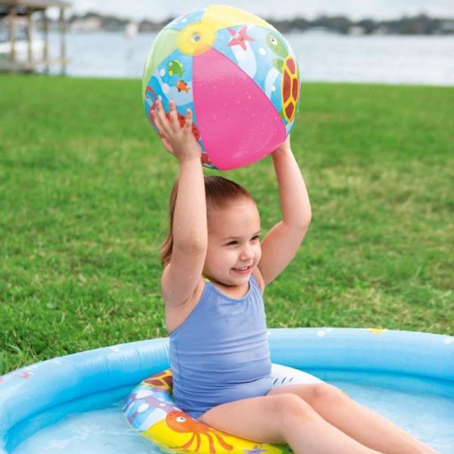 PELOTA INFLABLE BESTWAY 31144 PLAYA DEPORTIVA 41 CM - 3