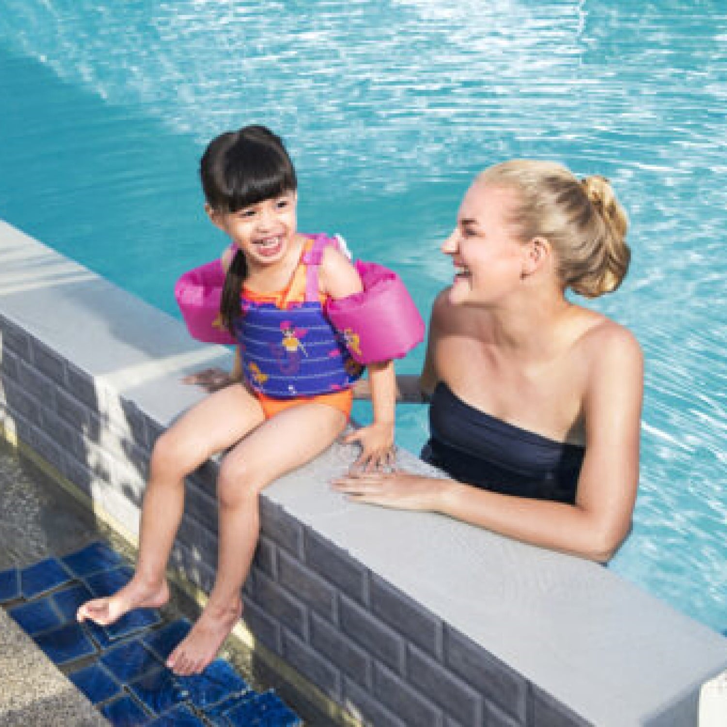 KIT FLOTADOR BESTWAY 32222 BRAZO + LENTES AGUA NIÑA - 3