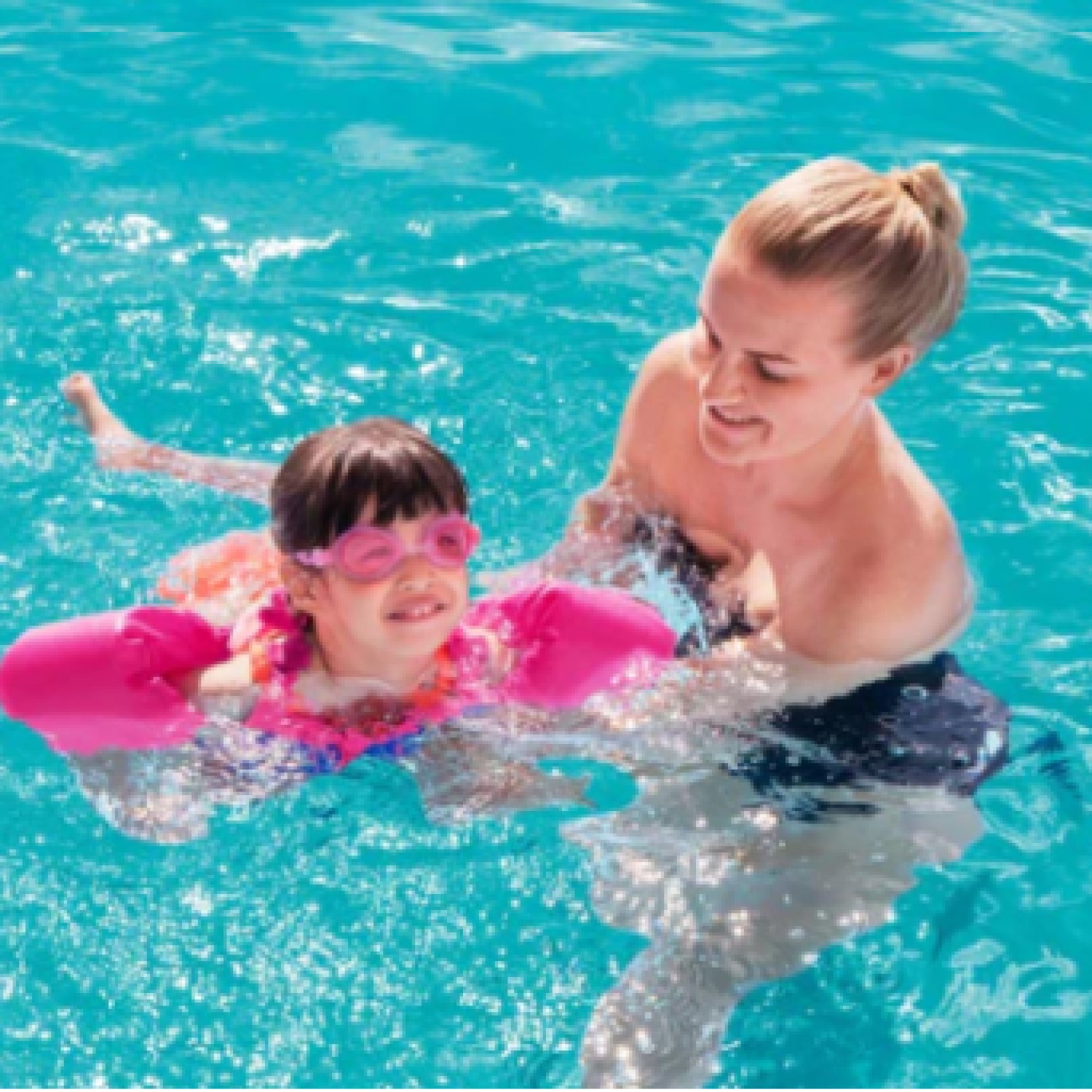 KIT FLOTADOR BESTWAY 32222 BRAZO + LENTES AGUA NIÑA - 4
