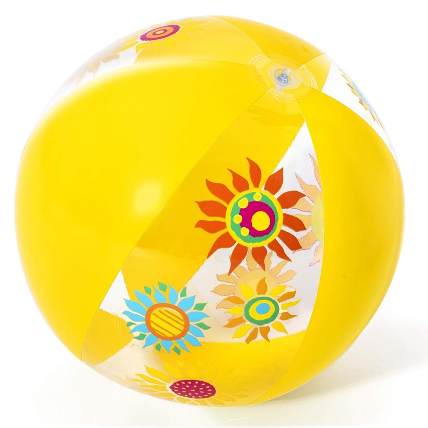 PELOTA INFLABLE BESTWAY 31036 PLAYA SPLASH 51 CM AMARILLA - 1
