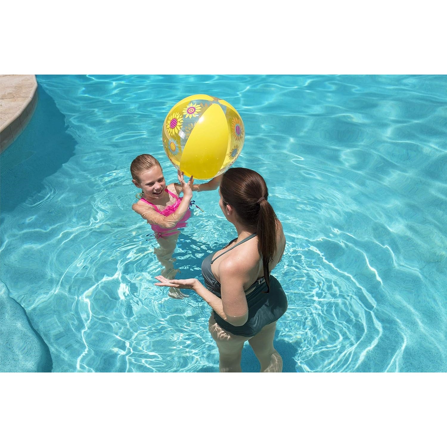 PELOTA INFLABLE BESTWAY 31036 PLAYA SPLASH 51 CM AMARILLA - 3