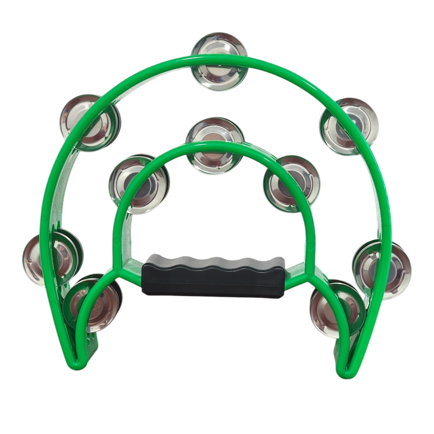 PANDERO MUSICAL MEDIA LUNA HENDRIX VERDE 20X20 CM - 1