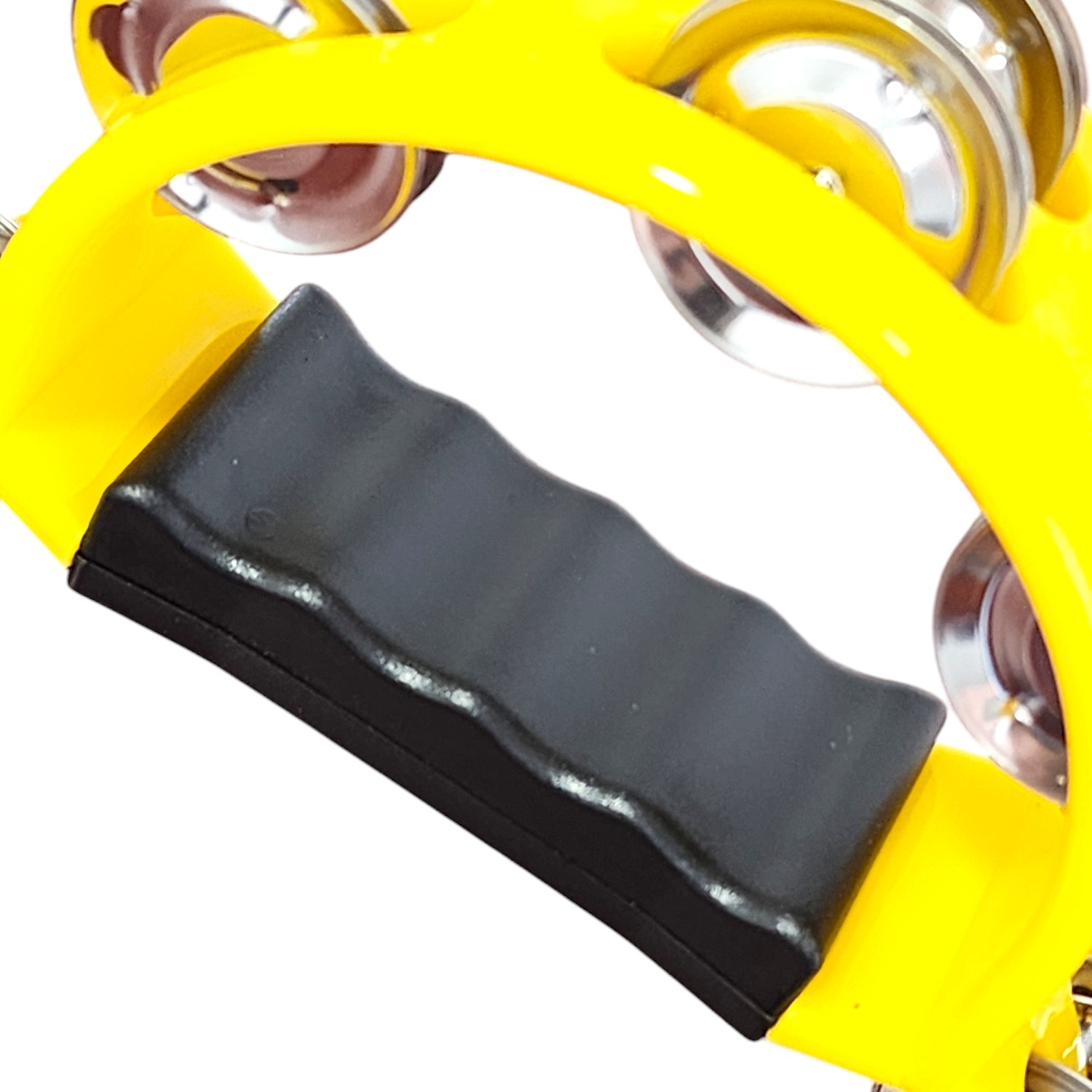 PANDERO MUSICAL MEDIA LUNA HENDRIX AMARILLO 20X20 CM - 4