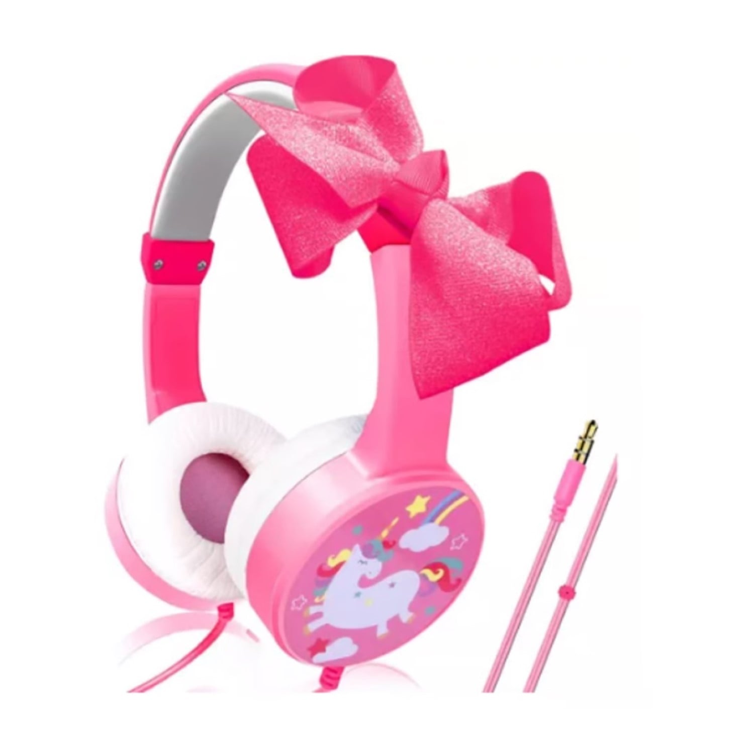 AUDÍFONO PARA NIÑA MONSTER CON LAZO DISEÑO UNICORNIO CK02P - 3